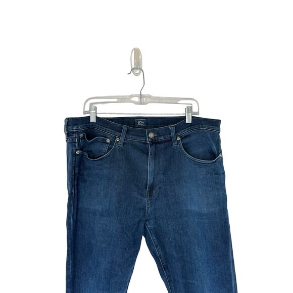 J.Crew Men's Medium Deep Lake Wash 770 Straight Fit Stretch Jean Size 36x34 - Picture 3 of 10